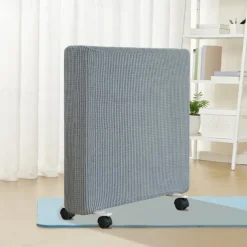 Washable Radiator Cover, Oil-Filled Radiator Heater Dust Cover, Breathable Fabric, Minimalist Design, Green (35.4in x 25.4in)