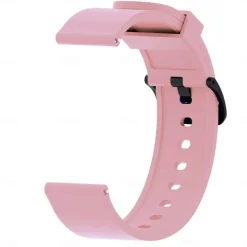Watch Band for Amazfit GTS 4,4mini, 3,2,2mini, 2e, GTR 42mm, Bip U Pro, U, 3 Pro, 3, S lite, S, lite Silicone Replacement Strap Soft Breathable Classic Buckle Wristband