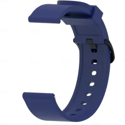 Watch Band for Amazfit GTS 4,4mini, 3,2,2mini, 2e, GTR 42mm, Bip U Pro, U, 3 Pro, 3, S lite, S, lite Silicone Replacement Strap Soft Breathable Classic Buckle Wristband