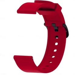 Watch Band for Amazfit GTS 4,4mini, 3,2,2mini, 2e, GTR 42mm, Bip U Pro, U, 3 Pro, 3, S lite, S, lite Silicone Replacement Strap Soft Breathable Classic Buckle Wristband