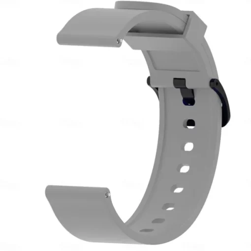 Watch Band for Amazfit GTS 4,4mini, 3,2,2mini, 2e, GTR 42mm, Bip U Pro, U, 3 Pro, 3, S lite, S, lite Silicone Replacement Strap Soft Breathable Classic Buckle Wristband