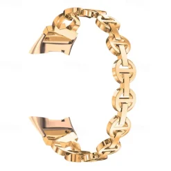 Watch Band for Fitbit Charge 5 Stainless Steel Replacement Strap Bling Diamond Jewelry Bracelet Wristband