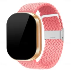 Watch Band for Fitbit Versa 3 Sense Nylon Replacement Strap Braided Adjustable Breathable Solo Loop Wristband