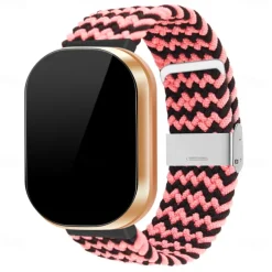 Watch Band for Fitbit Versa 3 Sense Nylon Replacement Strap Braided Adjustable Breathable Solo Loop Wristband