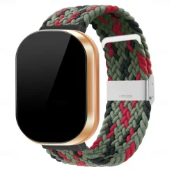 Watch Band for Fitbit Versa 3 Sense Nylon Replacement Strap Braided Adjustable Breathable Solo Loop Wristband