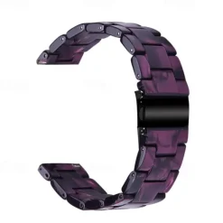 Watch Band for Fitbit Versa 2 / Versa Lite / Versa SE / Versa Resin Replacement Strap Women Metal Clasp Stainless Steel Buckle Link Bracelet Wristband