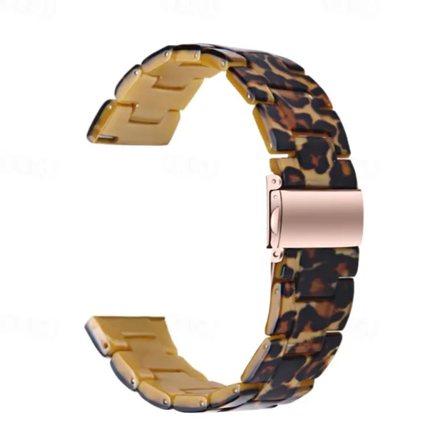 Watch Band for Fitbit Versa 2 / Versa Lite / Versa SE / Versa Resin Replacement Strap Women Metal Clasp Stainless Steel Buckle Link Bracelet Wristband