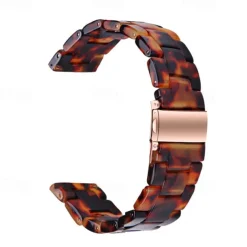 Watch Band for Fitbit Versa 2 / Versa Lite / Versa SE / Versa Resin Replacement Strap Women Metal Clasp Stainless Steel Buckle Link Bracelet Wristband