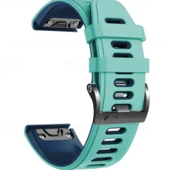 Watch Band for Garmin Fenix 7 7X 6 6X Pro Epix Pro 47mm 51mm Instinct 2X Approach S70 47mm S62 S60 Forerunner 955 945 Epix Marq Descent Quatix 22mm 26mm Silicone Replacement Strap 22mm 26mm Sport