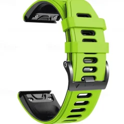 Watch Band for Garmin Fenix 7 7X 6 6X Pro Epix Pro 47mm 51mm Instinct 2X Approach S70 47mm S62 S60 Forerunner 955 945 Epix Marq Descent Quatix 22mm 26mm Silicone Replacement Strap 22mm 26mm Sport