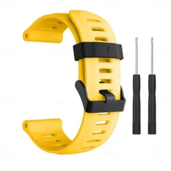 Watch Band for Garmin Fenix 3 HR Fenix 3 Fenix 7X / 6X / 5X / 3/3HR Plus Pro Sapphire Solar Descent Mk2i / Mk2 / Mk1 D2 Charlie / Bravo / Delta PX Silicone Replacement Strap 26mm Breathable Sport
