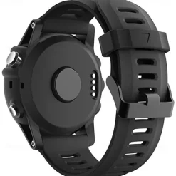 Watch Band for Garmin Fenix 3 HR Fenix 3 Fenix 7X / 6X / 5X / 3/3HR Plus Pro Sapphire Solar Descent Mk2i / Mk2 / Mk1 D2 Charlie / Bravo / Delta PX Silicone Replacement Strap 26mm Breathable Sport