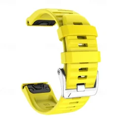Watch Band for Garmin Fenix 7 7X 6 6X Pro Epix Pro 47mm 51mm Instinct 2X Approach S70 47mm S62 S60 Forerunner 955 945 Epix Marq Descent Quatix 22mm 26mm Silicone Replacement Strap Adjustable Sport