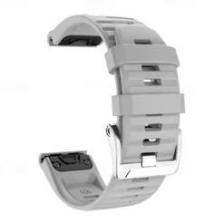 Watch Band for Garmin Fenix 7 7X 6 6X Pro Epix Pro 47mm 51mm Instinct 2X Approach S70 47mm S62 S60 Forerunner 955 945 Epix Marq Descent Quatix 22mm 26mm Silicone Replacement Strap Adjustable Sport