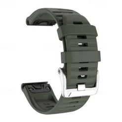 Watch Band for Garmin Fenix 7 7X 6 6X Pro Epix Pro 47mm 51mm Instinct 2X Approach S70 47mm S62 S60 Forerunner 955 945 Epix Marq Descent Quatix 22mm 26mm Silicone Replacement Strap Adjustable Sport