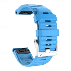 Watch Band for Garmin Fenix 7 7X 6 6X Pro Epix Pro 47mm 51mm Instinct 2X Approach S70 47mm S62 S60 Forerunner 955 945 Epix Marq Descent Quatix 22mm 26mm Silicone Replacement Strap Adjustable Sport