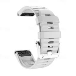 Watch Band for Garmin Fenix 7 7X 6 6X Pro Epix Pro 47mm 51mm Instinct 2X Approach S70 47mm S62 S60 Forerunner 955 945 Epix Marq Descent Quatix 22mm 26mm Silicone Replacement Strap Adjustable Sport