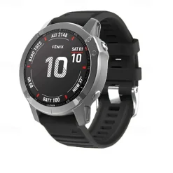 Watch Band for Garmin Fenix 7 7X 6 6X Pro Epix Pro 47mm 51mm Instinct 2X Approach S70 47mm S62 S60 Forerunner 955 945 Epix Marq Descent Quatix 22mm 26mm Silicone Replacement Strap Adjustable Sport