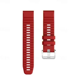 Watch Band for Garmin Fenix 7 7X 6 6X Pro Epix Pro 47mm 51mm Instinct 2X Approach S70 47mm S62 S60 Forerunner 955 945 Epix Marq Descent Quatix 22mm 26mm Silicone Replacement Strap Adjustable Sport