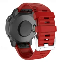 Watch Band for Garmin Fenix 7 7X 6 6X Pro Epix Pro 47mm 51mm Instinct 2X Approach S70 47mm S62 S60 Forerunner 955 945 Epix Marq Descent Quatix 22mm 26mm Silicone Replacement Strap Adjustable Sport