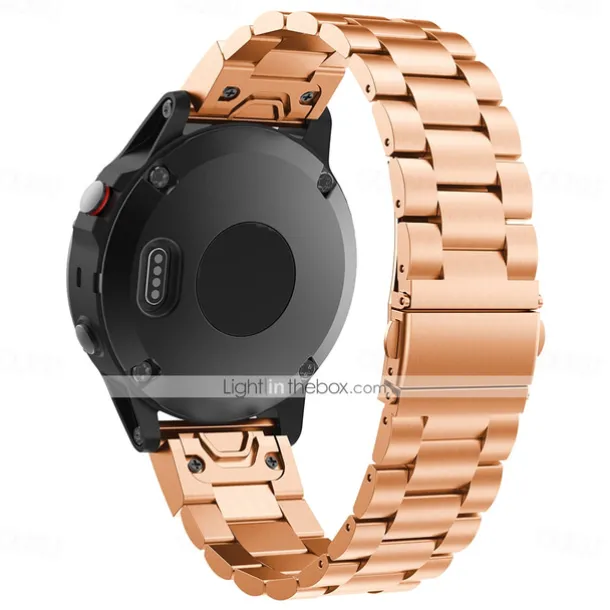 Watch Band for Garmin Fenix 7 Pro 6 5 Plus Epix Pro 47mm Approach S70 47mm S62 S60 Forerunner 955 255 945 745 Instinct 2 Marq Descent Quatix 22mm Stainless Steel Replacement Strap Quick Fit 22mm