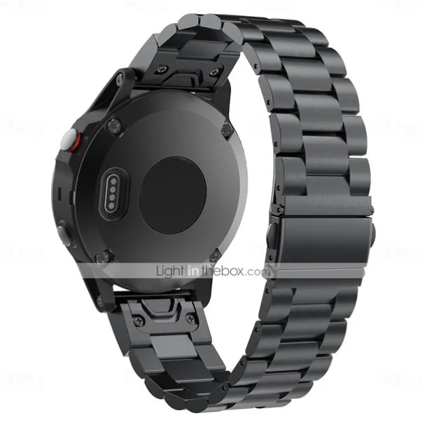 Watch Band for Garmin Fenix 7 Pro 6 5 Plus Epix Pro 47mm Approach S70 47mm S62 S60 Forerunner 955 255 945 745 Instinct 2 Marq Descent Quatix 22mm Stainless Steel Replacement Strap Quick Fit 22mm