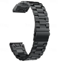 Watch Band for Garmin Fenix 7 Pro 6 5 Plus Epix Pro 47mm Approach S70 47mm S62 S60 Forerunner 955 255 945 745 Instinct 2 Marq Descent Quatix 22mm Stainless Steel Replacement Strap Quick Fit 22mm
