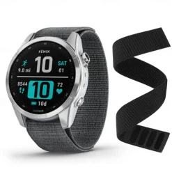 Watch Band for Garmin Fenix 7X 7S 7 Pro Approach S70 Epix Pro 42mm 47mm 51mm Instinct 2X Tactix 7 Amoled Forerunner 955 255 Enduro Marq Descent Quatix 20mm 22mm 26mm Nylon Replacement Strap 20mm