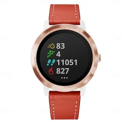 Watch Band for Garmin Forerunner 265 255 Active 5 Venu 3 2 Plus Vivoactive 4 3 Vivomove Sport Approach S42 S40 20mm 22mm Genuine Leather Replacement Strap 20mm 22mm Leather Loop Wristband