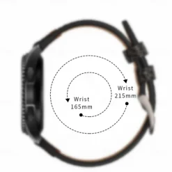 Watch Band for Garmin Forerunner 265 255 Active 5 Venu 3 2 Plus Vivoactive 4 3 Vivomove Sport Approach S42 S40 20mm 22mm Genuine Leather Replacement Strap 20mm 22mm Leather Loop Wristband