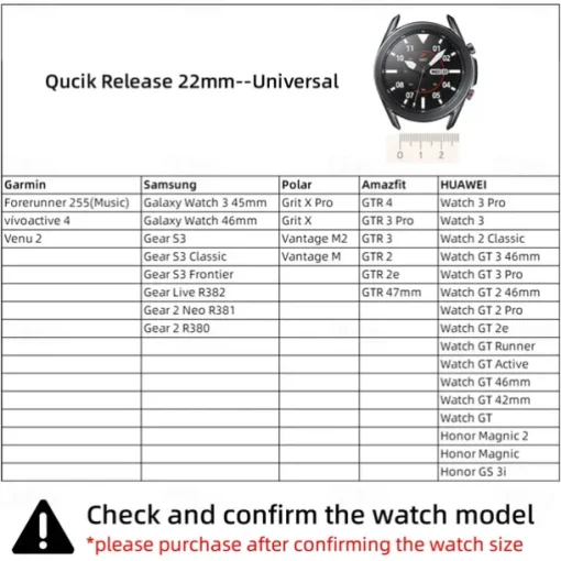 Watch Band for Garmin Huawei Forerunner 265S 265 Venu 3S 3 Active 5 Vivoactive 4S 4 Vivomove Sport Luxe Style HR Approach S42 S40 S12 18mm 20mm 22mm Nylon Replacement Strap 18mm 20mm 22mm Sport Band