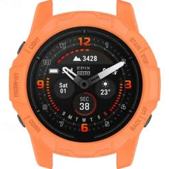 Watch Case Compatible with Garmin Fenix 7 Pro / Fenix 7S Pro / Fenix 7X Pro / Epix Pro 51mm / Epix Pro 42mm Rugged Dust Proof Bumper Full Cover TPU Watch Cover