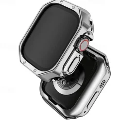 Watch Case Compatible with Apple Watch Ultra 49mm / Series 8 7 41mm 45mm / Series 6 5 4 SE 40mm 44mm Scratch Resistant Bumper Full Cover All Around Protective TPU Watch Cover