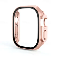 Watch Case with Screen Protector Compatible with Apple Watch Ultra 49mm / Series 8 7 41mm 45mm / Series 6 5 4 SE 40mm 44mm / Series 3 2 1 38mm 42mm Shockproof Hard PC Watch Cover