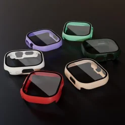 Watch Case with Screen Protector Compatible with Apple Watch Ultra 49mm / Series 8 7 41mm 45mm / Series 6 5 4 SE 40mm 44mm / Series 3 2 1 38mm 42mm Shockproof Hard PC Watch Cover