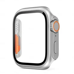 Watch Case with Screen Protector Compatible with Apple Watch Series 8 7 41mm 45mm / Series 6 5 4 SE 40mm 44mm Scratch Resistant Dust Proof Bumper Full Cover Hard PC Watch Cover