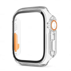 Watch Case with Screen Protector Compatible with Apple Watch Series 8 7 41mm 45mm / Series 6 5 4 SE 40mm 44mm Scratch Resistant Dust Proof Bumper Full Cover Hard PC Watch Cover