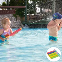 Water Guns 6 Pack Super Water Blaster Soaker Gun Set Foam Squirt Guns Swimming Pool Outdoor Toys Beach Summer Party Games for Kids Adults