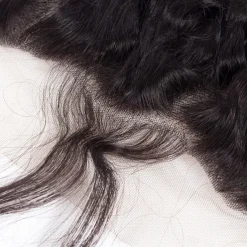 Water Wave Ear To Ear 13x4 HD Lace Frontal Closure 100% Unprocessed Brazilian Virgin Human Hair Lace Frontal Closure 150% Density Brazilian Remy Wet and Wavy Frontal Closures Natural Color