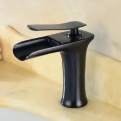 Waterfall Bathroom Sink Mixer Faucet 4.7