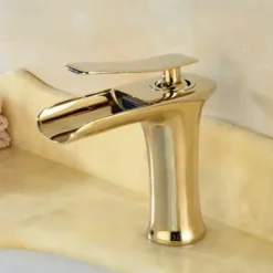 Waterfall Bathroom Sink Mixer Faucet 4.7