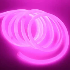 Waterproof 360 Round Neon Led Light Strip 220V-240V Tube Flexible Rope Lights Pool Light Strip Holiday Home Decoration for Indoors Outdoors DIY Decor