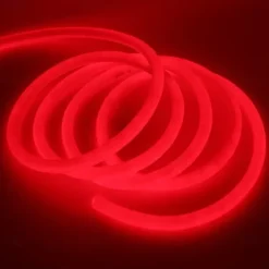 Waterproof 360 Round Neon Led Light Strip Tube Flexible Rope Lights Pool Light Strip Holiday Home Decoration for Indoors Outdoors DIY Decor 100~240V