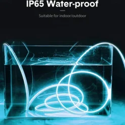 Waterproof LED Neon Tube 30M 25M 20M 15M 10M 5M 3M 2M 1M AC 220V-240V SMD 2835 Flexible Neon Strip Single Color for Outdoor Decorative Lighting