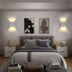 Waterproof Modern LED Wall Lights Indoor Outdoor Living Room Dining Room Iron Wall Light 220-240V