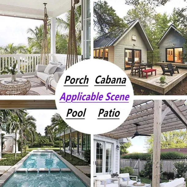 Waterproof Outdoor Curtain For Patio , Privacy Sliding Patio Curtain Drapes, Pergola Curtains Grommet 3D Forest Landscape For Gazebo, Balcony, Porch, Party, 1 Panel