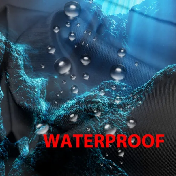 Waterproof Outdoor Curtain Privacy, Sliding Patio Curtain Drapes, Pergola Curtains Grommet 3D Ocean Cave Landscape For Gazebo, Balcony, Porch, Party, 1 Panel