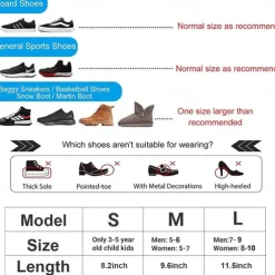 Waterproof Shoe Covers, Non-Slip Water Resistant Overshoes Silicone Rubber Rain Shoe Cover Protectors for Kids, Men, Women