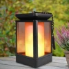 Waterproof Solar Garden Light Flame Torch Flickering Lamp Outdoor Lantern Landscape Yard Path Decorate Atmosphere Lighting
