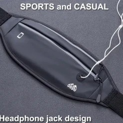 Waterproof Sports Waist Bag for Men and Women - Invisible Mini Fanny Pack for Running, Jogging, and Fitness - Secure Mobile Phone Storage